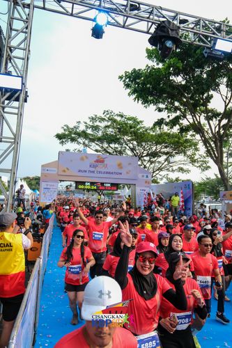 Race photo from CISANGKAN KBP CITY RUN 2025