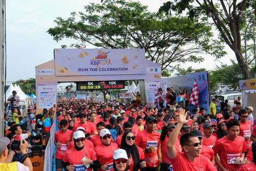 Race photo from CISANGKAN KBP CITY RUN 2025