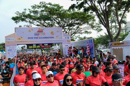 Race photo from CISANGKAN KBP CITY RUN 2025
