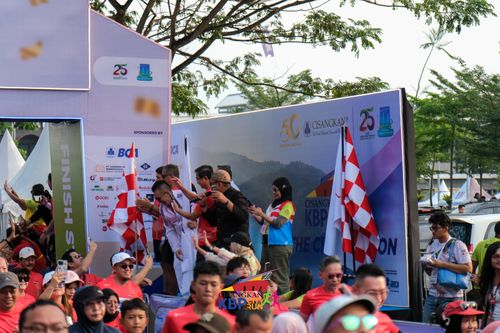 Race photo from CISANGKAN KBP CITY RUN 2025
