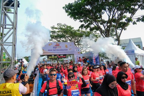 Race photo from CISANGKAN KBP CITY RUN 2025