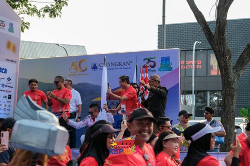 Race photo from CISANGKAN KBP CITY RUN 2025