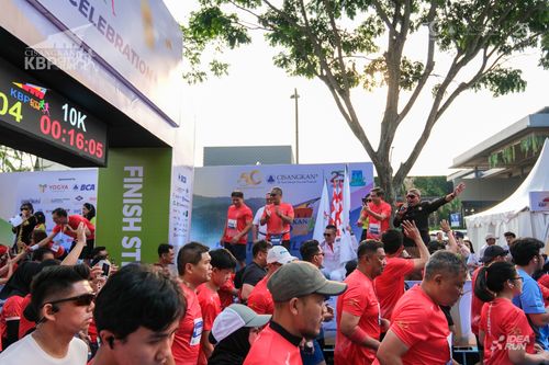 Race photo from CISANGKAN KBP CITY RUN 2025