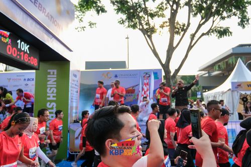 Race photo from CISANGKAN KBP CITY RUN 2025
