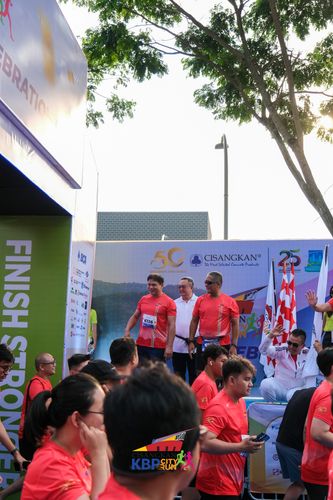 Race photo from CISANGKAN KBP CITY RUN 2025