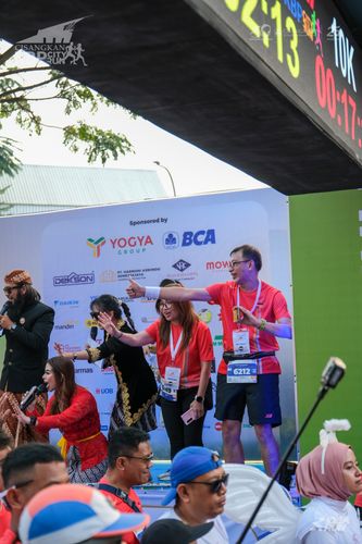 Race photo from CISANGKAN KBP CITY RUN 2025