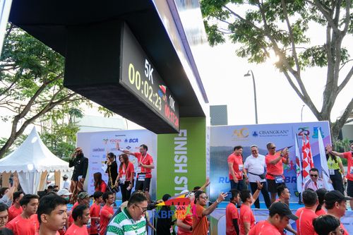 Race photo from CISANGKAN KBP CITY RUN 2025