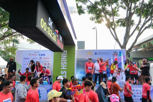 Race photo from CISANGKAN KBP CITY RUN 2025
