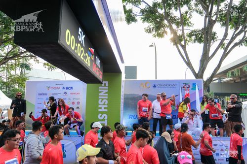 Race photo from CISANGKAN KBP CITY RUN 2025