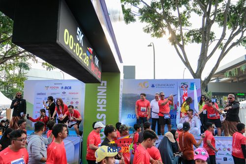 Race photo from CISANGKAN KBP CITY RUN 2025