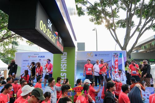 Race photo from CISANGKAN KBP CITY RUN 2025