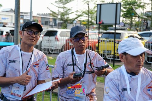 Race photo from CISANGKAN KBP CITY RUN 2025