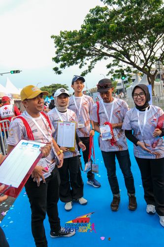 Race photo from CISANGKAN KBP CITY RUN 2025