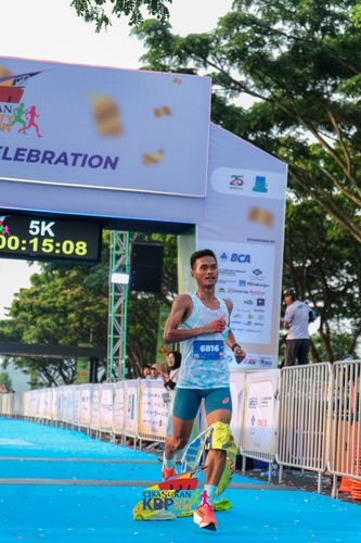 Race photo from CISANGKAN KBP CITY RUN 2025