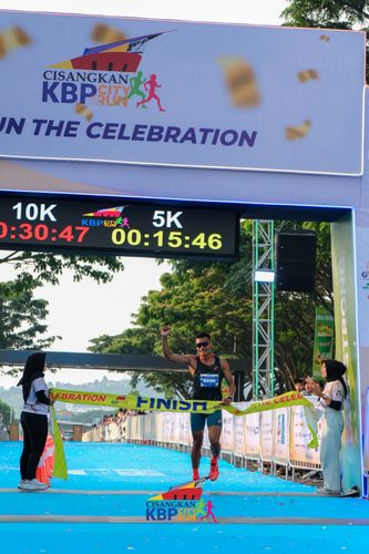 Race photo from CISANGKAN KBP CITY RUN 2025