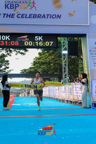 Race photo from CISANGKAN KBP CITY RUN 2025