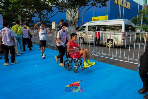 Race photo from CISANGKAN KBP CITY RUN 2025