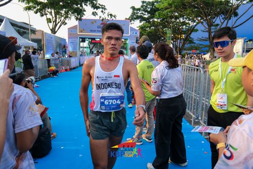 Race photo from CISANGKAN KBP CITY RUN 2025