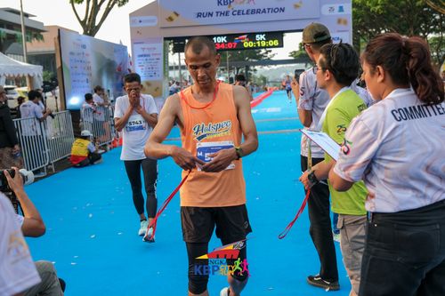 Race photo from CISANGKAN KBP CITY RUN 2025