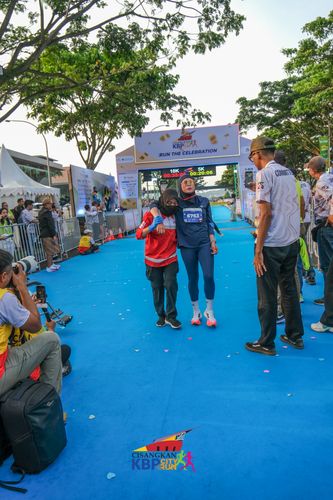 Race photo from CISANGKAN KBP CITY RUN 2025