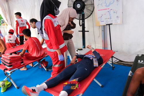 Race photo from CISANGKAN KBP CITY RUN 2025