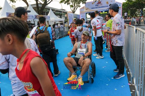 Race photo from CISANGKAN KBP CITY RUN 2025