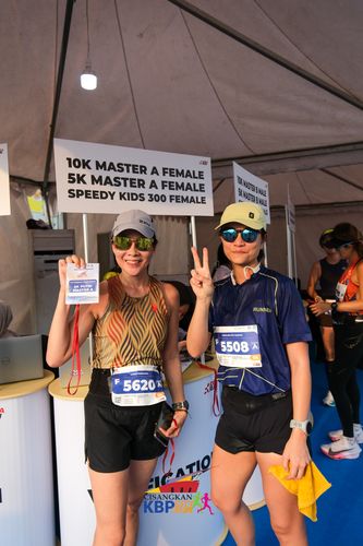 Race photo from CISANGKAN KBP CITY RUN 2025