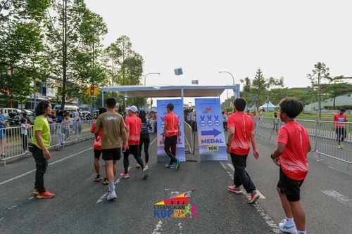 Race photo from CISANGKAN KBP CITY RUN 2025
