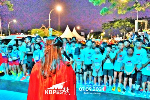 Race photo from KBP City Run 2024