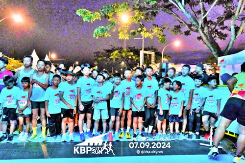 Race photo from KBP City Run 2024