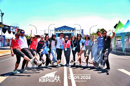 Race photo from KBP City Run 2024