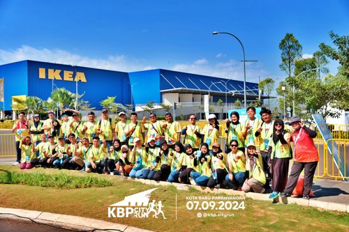 Race photo from KBP City Run 2024