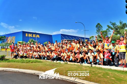 Race photo from KBP City Run 2024