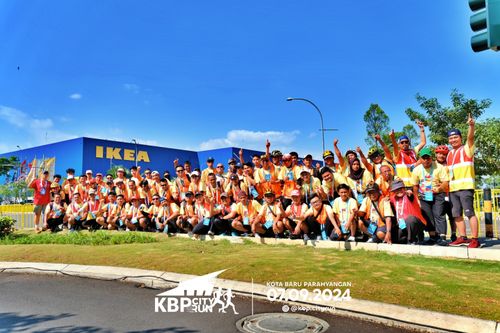 Race photo from KBP City Run 2024