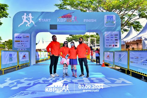 Race photo from KBP City Run 2024
