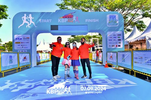 Race photo from KBP City Run 2024