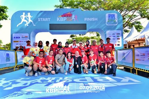 Race photo from KBP City Run 2024