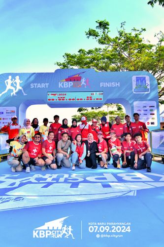 Race photo from KBP City Run 2024