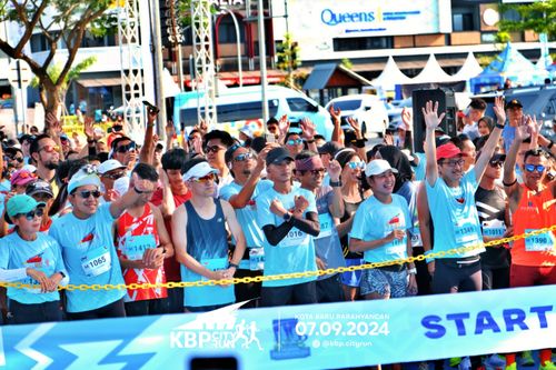 Race photo from KBP City Run 2024