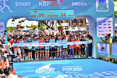 Race photo from KBP City Run 2024