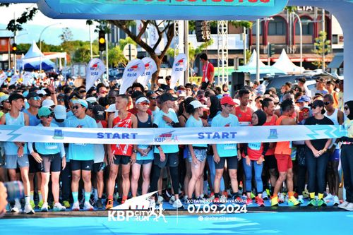 Race photo from KBP City Run 2024