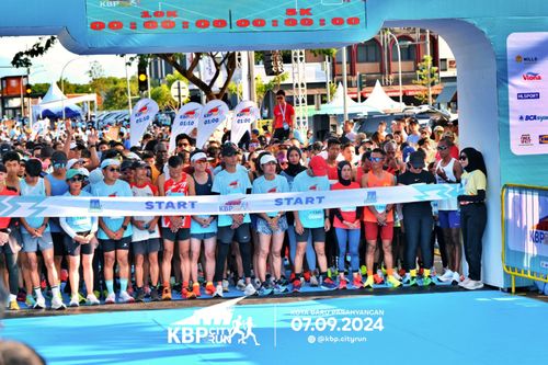 Race photo from KBP City Run 2024