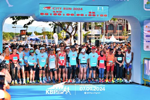 Race photo from KBP City Run 2024