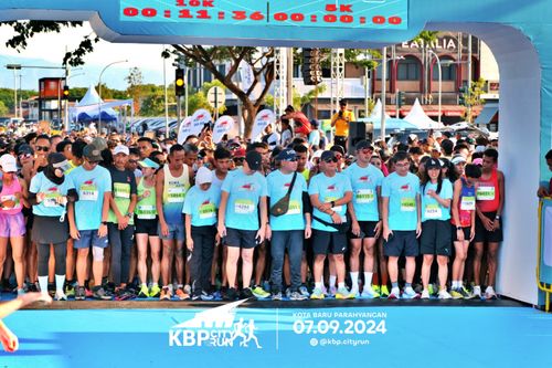Race photo from KBP City Run 2024