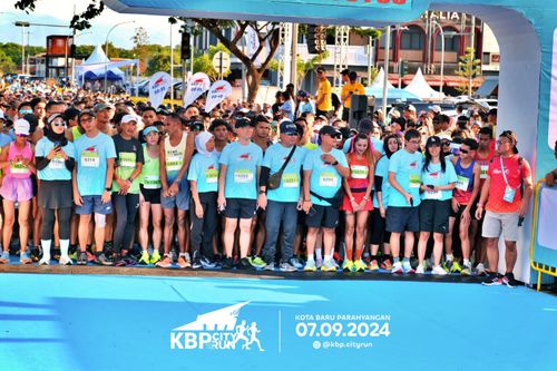 Race photo from KBP City Run 2024