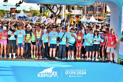 Race photo from KBP City Run 2024