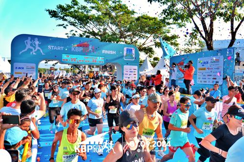 Race photo from KBP City Run 2024