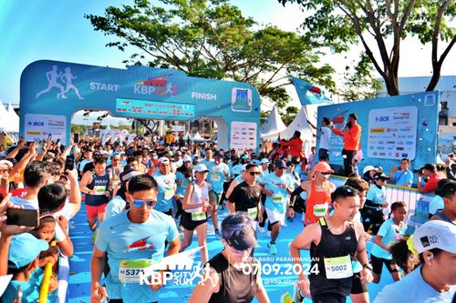 Race photo from KBP City Run 2024