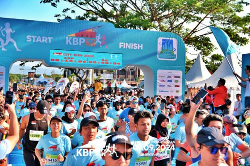 Race photo from KBP City Run 2024