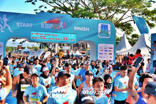 Race photo from KBP City Run 2024
